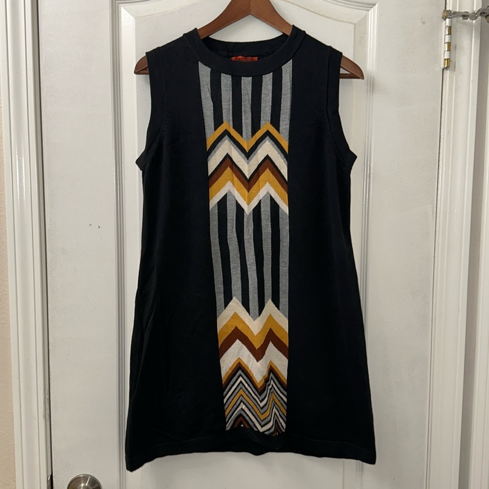 Missoni for Target Womens Zig Zag Chevron Sleeveless Sweater Dress